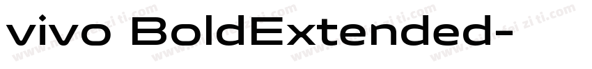 vivo BoldExtended字体转换